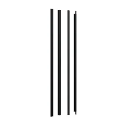 Kit profilés aluminium anthracite pour pose verticale L.179cm Neva Klikstrom