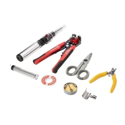 Kit Réparation électriques Mini chalumeau à gaz rechargeable Polyvalent Pinces et Accessoires KEMPER