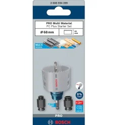 Kit trépan Bosch pro pour multi-matériaux Ø.68mm - 5 pièces