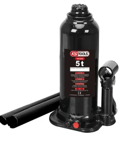 KS Tools - 160.0352 - Cric bouteille hydraulique, capacité 5 tonnes