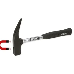 KS Tools - 140.2002 - Marteau de charpentier magnétique 600 g, manche acier gainé