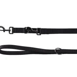 Laisse d'entrainement noir 20 mmx 2 mètre pour chien