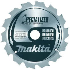 Lame B-33766 Makita Spéciale Bois 210 X 30 Mm 14z
