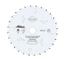 LAME CIRC HM FINE D216X30X2,0 28Z ALT POS BOIS - 964CL.216.3028 - LEMAN