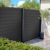 Lame de clôture pour pose emboîtée en aluminium anthracite Neva Klikstrom, L.179,8 x H.15,7 x ép.2,1 cm