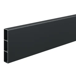 Lame de clôture pour pose ajourée en aluminium anthracite Neva Klikstrom, L.179,8cm x H.9,8 cm x Ep.2,1 cm