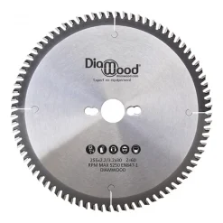 Lame de scie circulaire HM universelle D. 255 x Al. 30 x ép. 3,2/2,2 mm x Z60 Alt pour bois - Diamwood