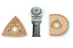 Lame pour outil multifonction Fein Starlock sol / salle de bain, 3 pièces