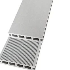 Lame terrasse composite Greendeck R gris L.260 x l.14,6 cm