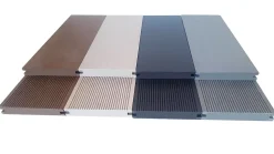 Lame terrasse composite Greendeck WPC PLEINE chocolat L.260 x l.14 cm