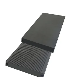 Lame terrasse composite Greendeck WPC PLEINE anthracite L.260 x l.14 cm