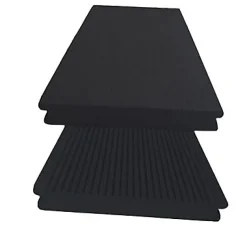 Lame terrasse composite Greendeck WPC PLEINE anthracite L.260 x l.14 cm