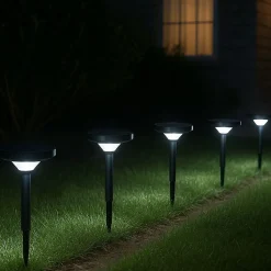 Lampe de Jardin Solaire à Piquet IP65 90lm (lot de 2) - Blanc Neutre 4000K - 5500K - SILAMP