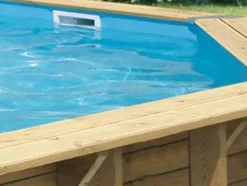 Liner piscine hors-sol Ubbink 400x820xH130cm 75/100ème coloris bleu