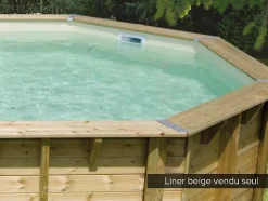 Liner seul Beige pour piscine bois Linéa 11,00 x 5,00 x 1,40 m - Ubbink