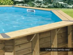 Liner seul Bleu pour piscine bois Océa 6,10 x 4,00 x 1,30 m - Ubbink