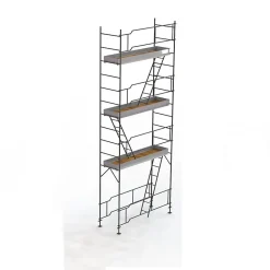 Lot échafaudage façacier diam 42 mm - 34 m2 - acier galvanisé