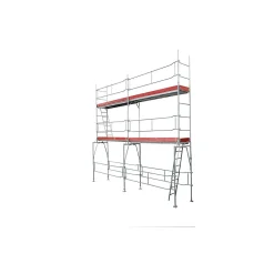 Lot échafaudage façacier diam 42 mm - 34 m2 - acier galvanisé