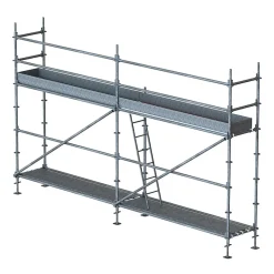 Lot échafaudage multidirectionnel diam 49 mm - 28 m2 - Acier galvanisé
