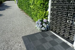 LOT de 10 (4 ml) Marches de terrasse en composite LATERA Original anthracite 40x20x4,5 cm