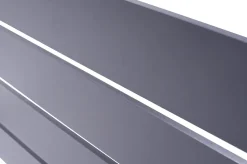 Lot de 3 clôtures aluminium 1,9m VOGEL H.90cm gris