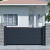 Lot de 5 clôtures aluminium 1,9m NIESEN H.90cm Gris