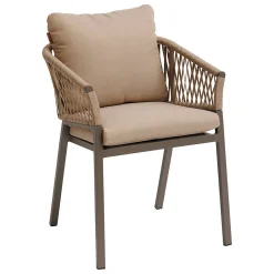 Lot de 2 fauteuils de jardin Oriengo Miel & Praline - Hespéride