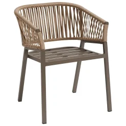 Lot de 2 fauteuils de jardin Oriengo Miel & Praline - Hespéride