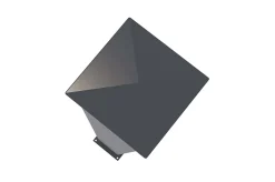 Lot de 4 poteaux EIFEL 15x15 en alu H.190cm - Gris anthracite