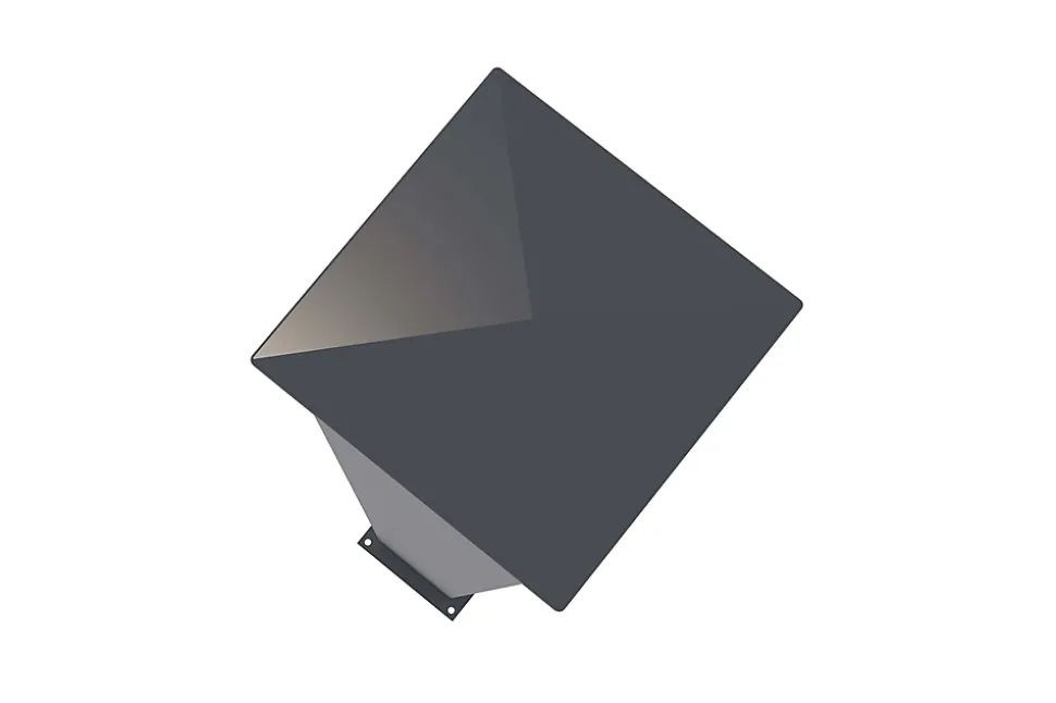 Lot de 4 poteaux EIFEL 15x15 en alu H.190cm - Gris anthracite