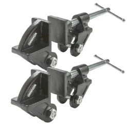 Lot de 2 Têtes de Dormant avec Mâchoires 40 mm pour Support Epaisseur 27 mm - OMNIVOR