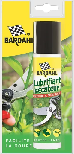 Lubrifiant sécateur Bardahl en aérosol de 75 ml