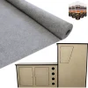 11m² Doublure Intérieure Feutre Gris Foncé & Unité de Cuisine MDF pour Campervan