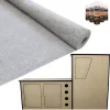 11m² Doublure Intérieure Feutre Argenté & Unité de Cuisine MDF pour Campervan