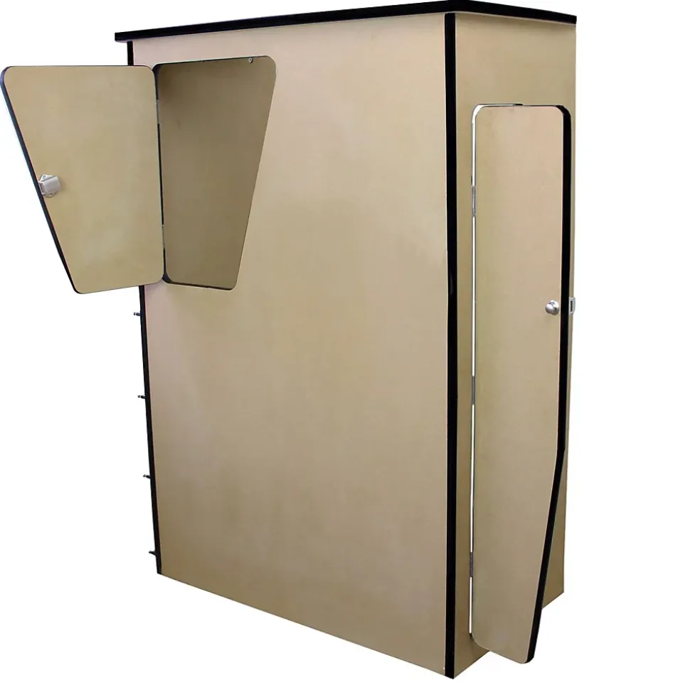 11m² Doublure Intérieure Feutre Argenté & Unité de Cuisine MDF pour Campervan