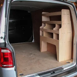 11m² Doublure Intérieure Feutre Gris Foncé & Rangement MDF pour VW Transporter