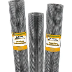 40m x 1m volière treillis métallique treillis soudé treillis campagnol, 6,3mm Aquagart