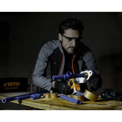 Machine à souder les tubes 1500W 6 Adaptateurs 20-63mm 0-300-C Ciseaux à souder VITO