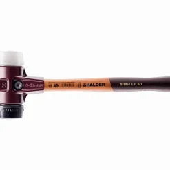 Maillet HALDER SIMPLEX 3027.060 embouts caoutchouc chargé et superplastique D60 mm