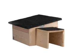 Maison pour hérisson en pin - Beige