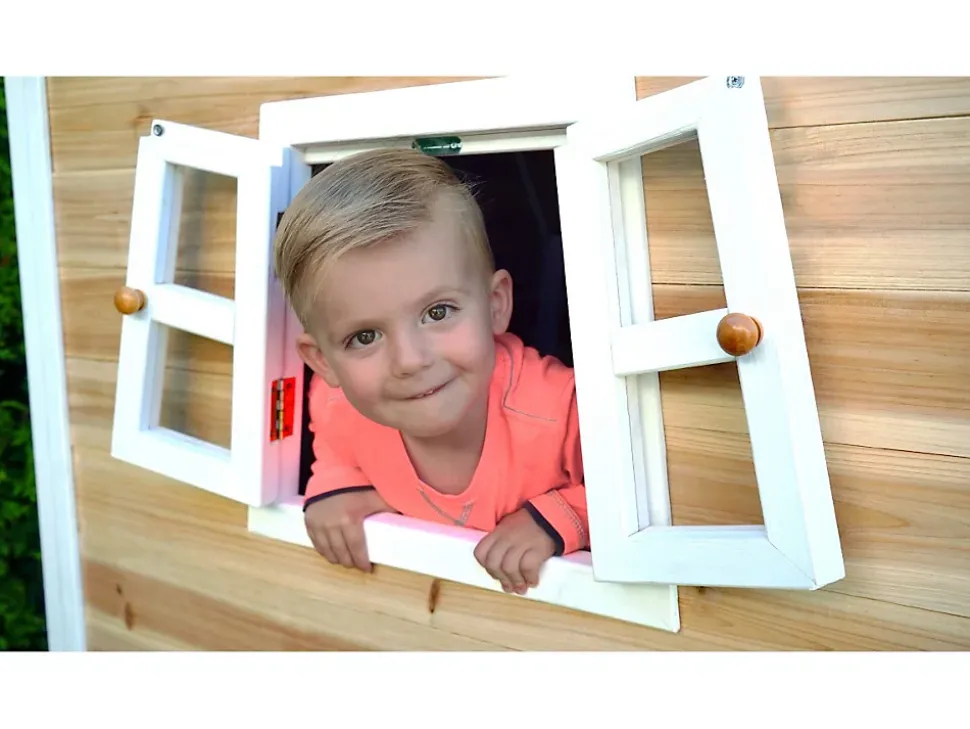 Maisonnette en bois pour enfants Fantasia 100 Naturel - Exit Toys