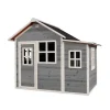 Maisonnette en bois pour enfants Loft 150 Gris - Exit Toys