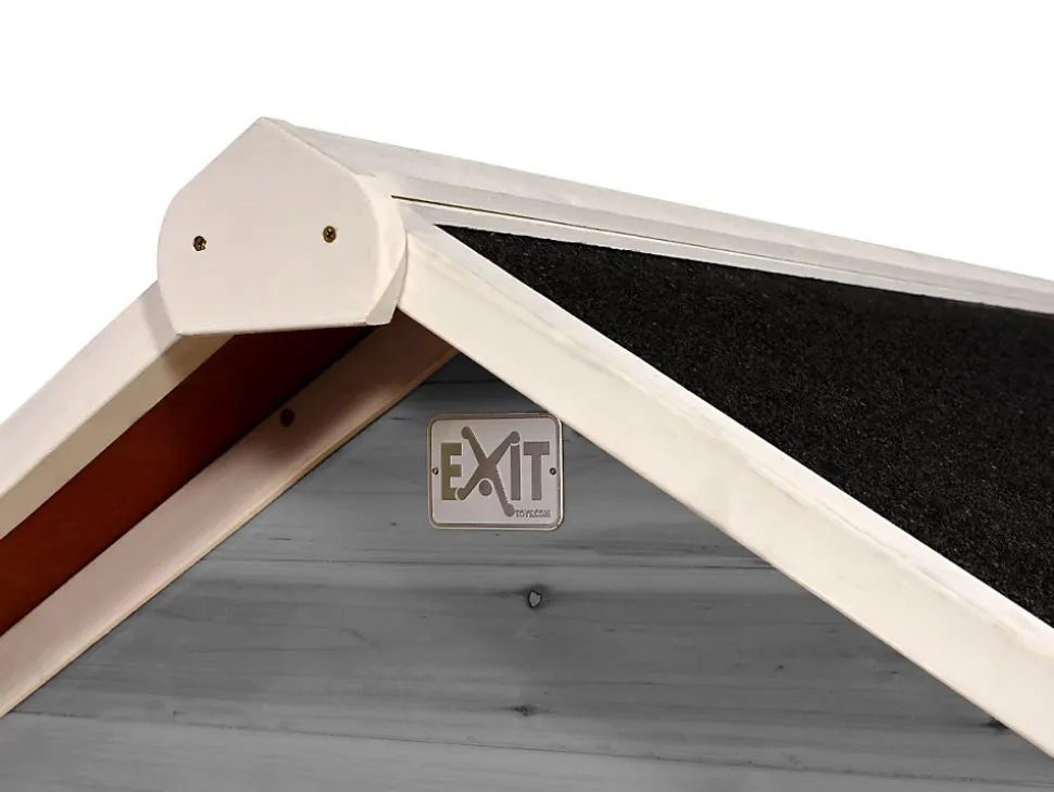 Maisonnette en bois pour enfants Loft 150 Gris - Exit Toys