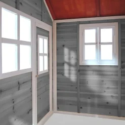 Maisonnette en bois pour enfants Loft 150 Gris - Exit Toys