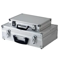 Malette à outils vide en aluminium Performance Power, lot de 2 (32 et 43 cm)