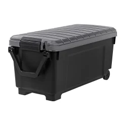 Malle de rangement 170 L Iris noir et gris avec couvercles
