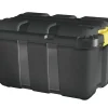 Malle de rangement 49L Skyda Form noir et jaune avec couvercles