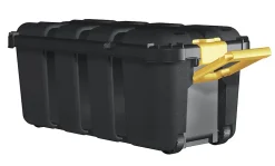Malle de rangement 68L Skyda Form noir et jaune avec couvercles