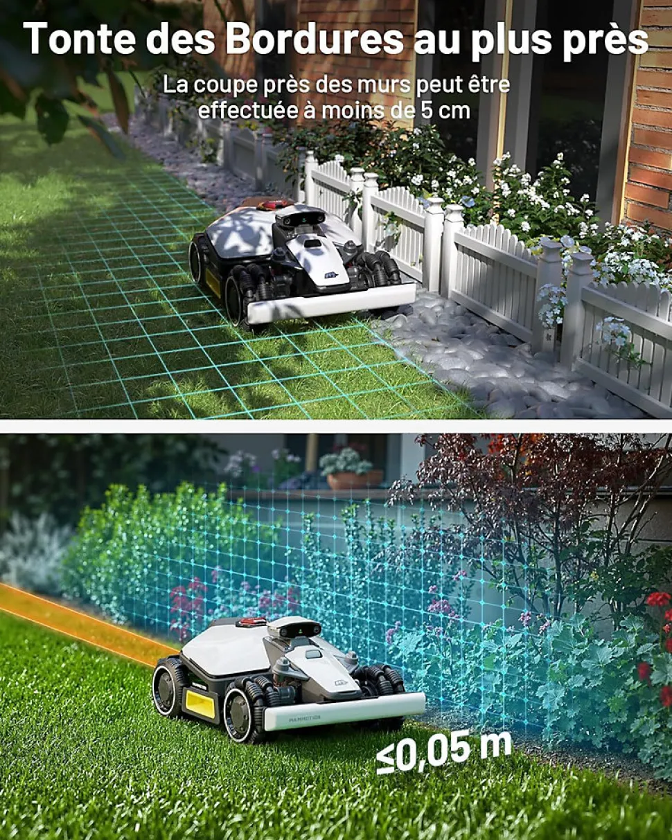 MAMMOTION Robot tondeuse sans fil périmétriqueLUBA mini AWD 1500 EU