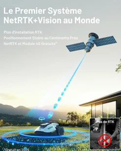 MAMMOTION Robot tondeuse sans fil périmétrique Yuka mini 600